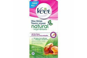 Veet Benzi Ceara rece pu corp Ulei Argan 20 benzi - poza produsului