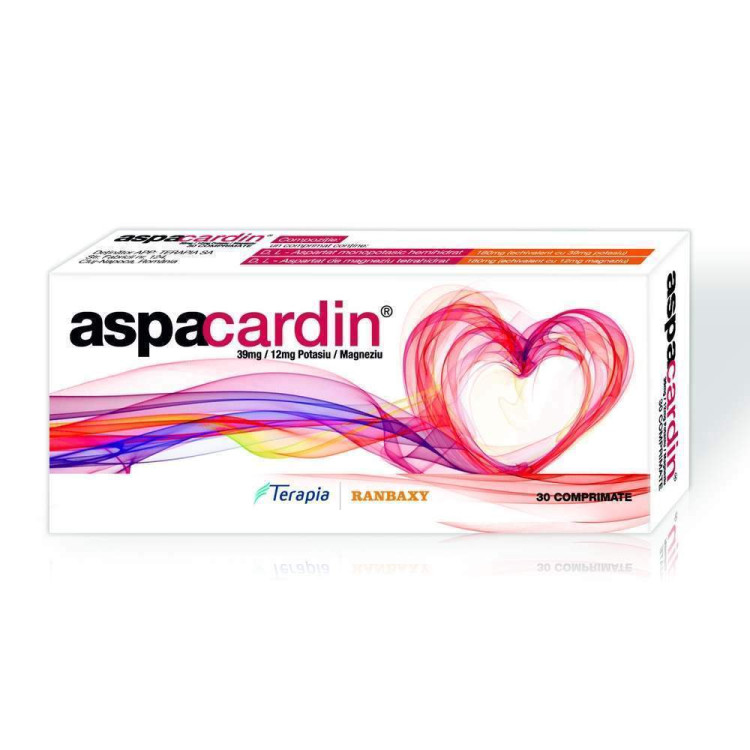 Aspacardin 39mg+12mg comp. - poza produsului