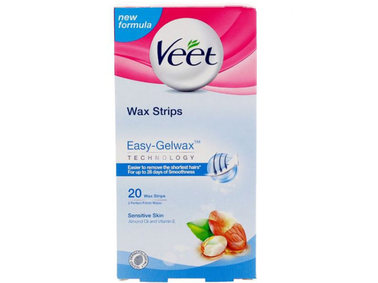 Veet Benzi ceara rece pentru corp piele sensibila Easy-Gel, 20 benzi - poza produsului