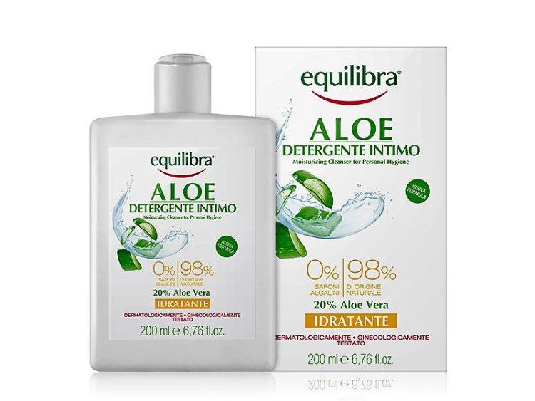 Equilibra Aloe Gel pentru igiena intima Hidratant 200ml - poza produsului