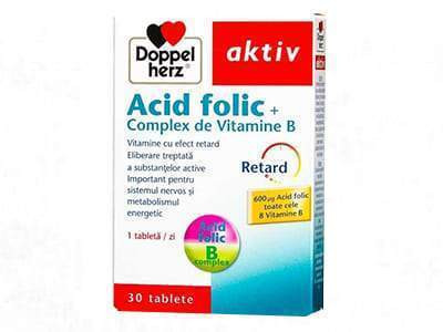 Doppelherz Acid folic, vit. B comp. - poza produsului