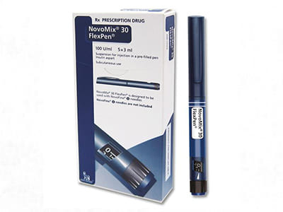 NovoMix FlexPen 100UI/ml susp.inj.stilou pneump. 3ml - poza produsului