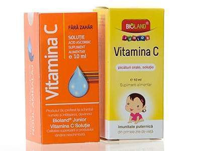 Bioland Junior Vitamina C solutie 10ml - poza produsului