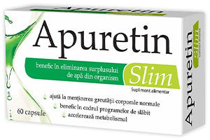 Apuretin Slim caps. - poza produsului