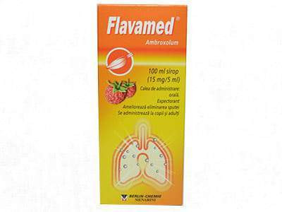 Flavamed 15mg/5ml sirop 100ml - poza produsului