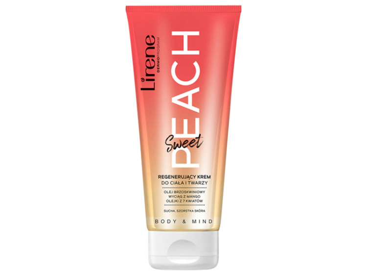Lirene Just Peach Crema pu fata si corp 200ml E08301 - poza produsului