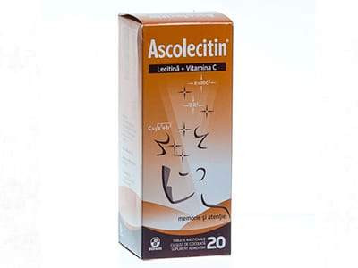 Ascolecitin 70mg comp.mast. - poza produsului