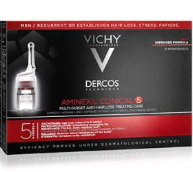 Vichy Dercos Aminexil Clinical 5  Barbati 21 fiole x 6ml