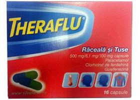 TheraFlu Max Raceala si Tuse caps.