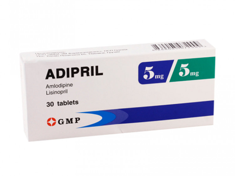 Adipril 5mg/5mg comp. - poza produsului