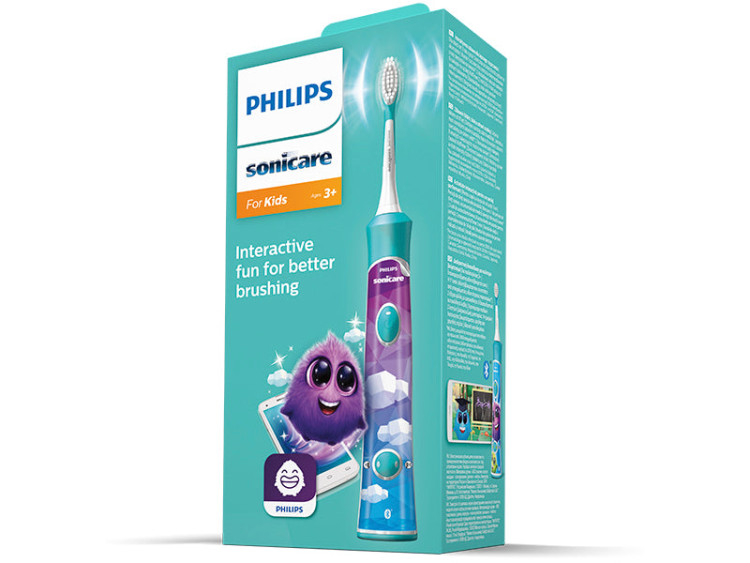 Philips Sonicare For Kids Periuta de dinti sonica electrica Blue ages 3+ HX6322/04 - poza produsului