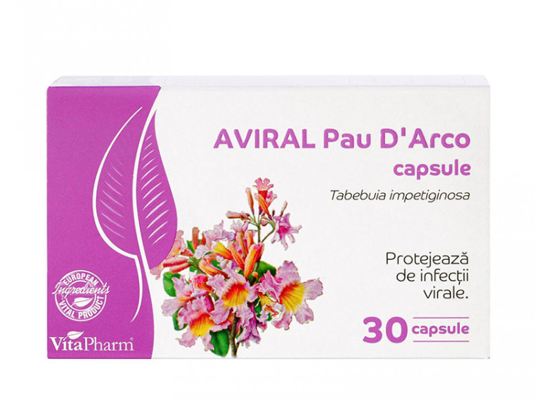 Aviral Pau D'Arco caps. - poza produsului