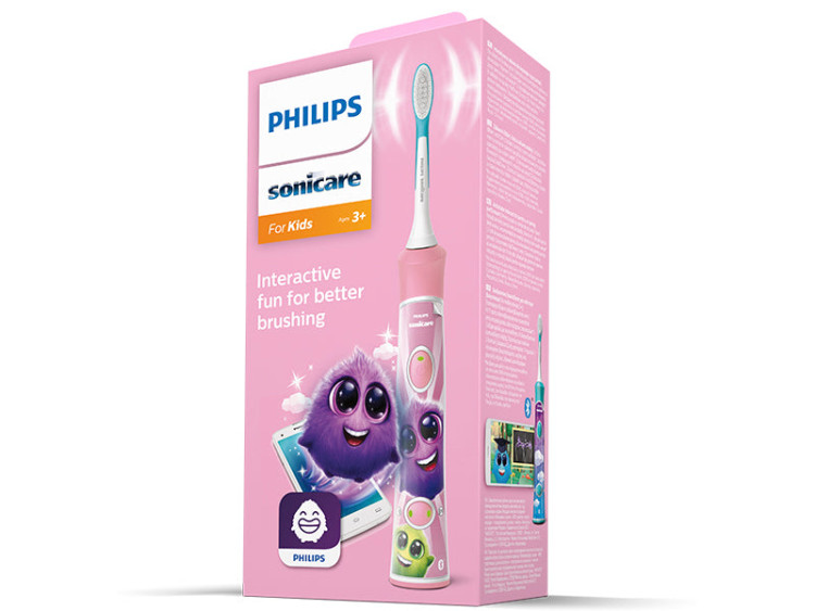 Philips Sonicare For Kids Periuta de dinti sonica electrica Pink ages 3+ HX6352/42 - poza produsului