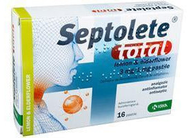 Septolete Total Lemon& Elderflower 3mg/1mg comp.