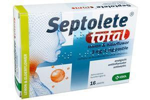 Septolete Total Lemon& Elderflower 3mg/1mg comp. - poza produsului