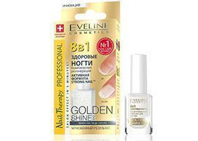 Nail Therapy Prof.Prep. 8 in1 Oja Golden Shine 12ml