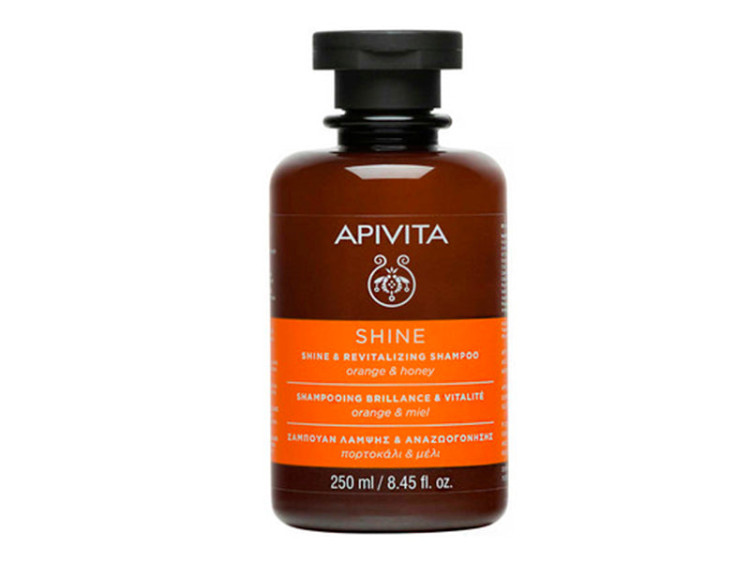 Apivita Sampon Shine & Revitalizing orange & honey 250ml - poza produsului