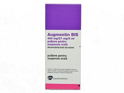 Augmentin BIS 400+57mg/5ml susp.orala 70ml - poza produsului