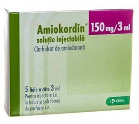 Amiokordin 150mg/3ml sol.inj.