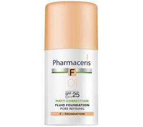 Pharmaceris F Fond de ten matifiant 01 ivory SPF25+ 30ml