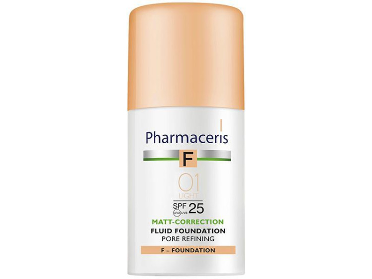 Pharmaceris F Fond de ten matifiant 01 ivory SPF25+ 30ml - poza produsului