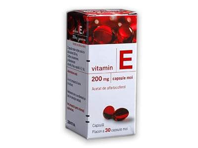 Vitamin E 200mg caps. - poza produsului