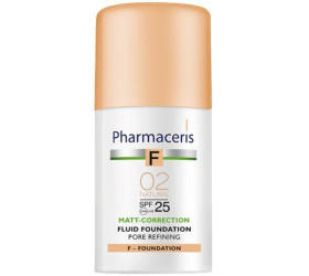 Pharmaceris F Fond de ten matifiant 02 natural SPF25+ 30ml