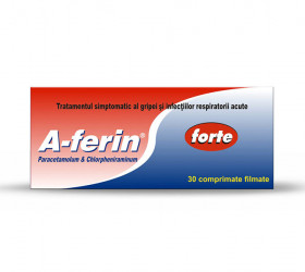 A-ferin Forte 650mg+4mg comp.film.
