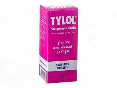 Tylol 120mg/5ml susp. orala - poza produsului