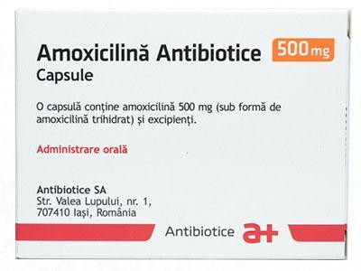 Amoxicillin 500mg caps. - poza produsului