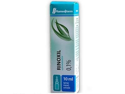 Rinoxil 0.1% spray nazal 10ml - poza produsului