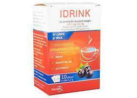 Idrink 650mg/10mg Coacaza neagra pulb.sol.orala