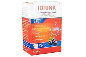 Idrink 650mg/10mg Coacaza neagra pulb.sol.orala - poza produsului