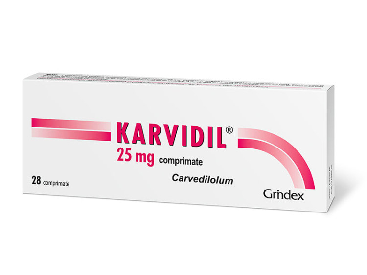 Karvidil 25mg comp. - poza produsului
