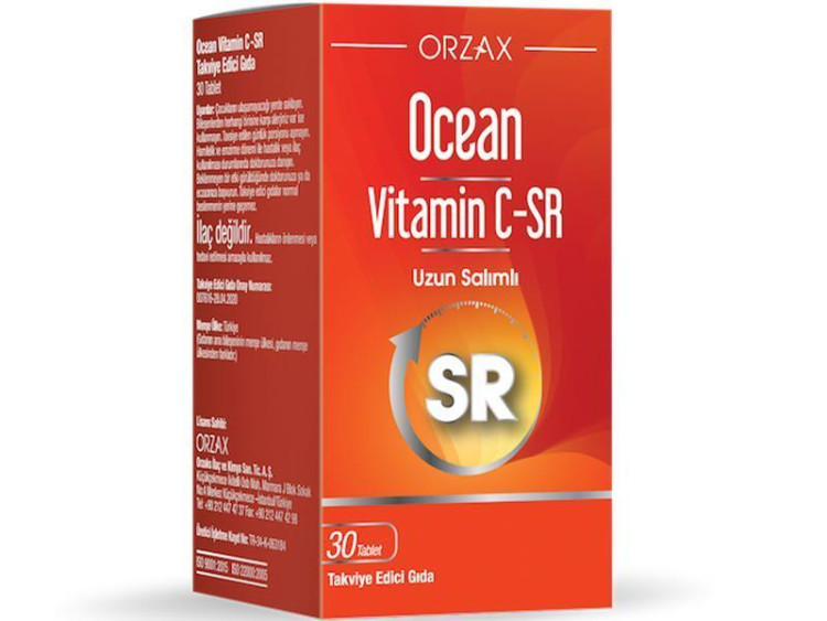 Ocean Vitamin C-SR caps. - poza produsului