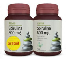 Alevia Spirulina 500mg caps. 1+1