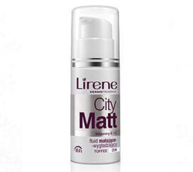 Lirene City Matt Fond de ten cu efect de netezire si matifiant, Toffy 30ml E06208