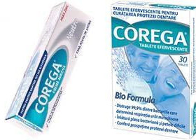 Corega Neutro crema 40g+Corega Tabs Bioformula x30 -90% din pretul tabletelor