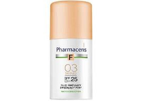 Pharmaceris F Fond de ten matifiant 03 tanned SPF25+ 30ml E1538