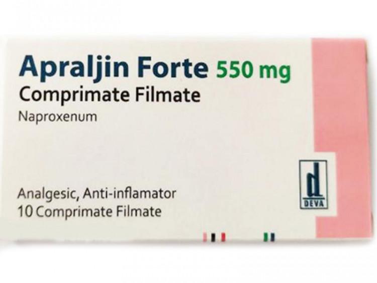 Apraljin forte 550mg com.film. - poza produsului