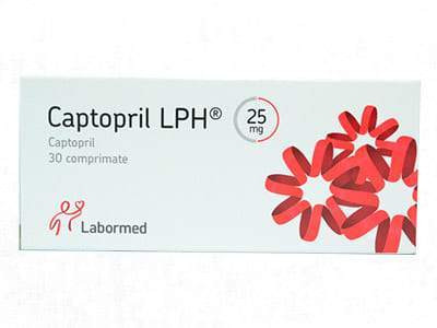 Captopril LPH 25mg comp. - poza produsului