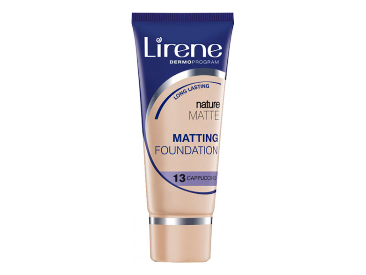 Lirene Nature Matte fon de ten cappuccino 30ml E06013 - poza produsului