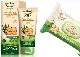 Equilibra Baby Crema sub scutec cu zinc 100 ml + Baby Servetele umede N20 buc Cadou
