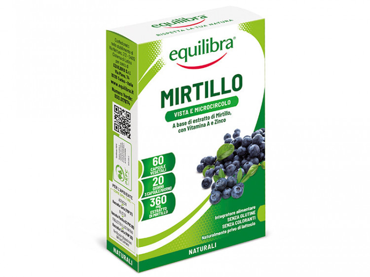 Equilibra Bilberry mentinerea si cresterea capacitatii vizuale caps.N60 - poza produsului