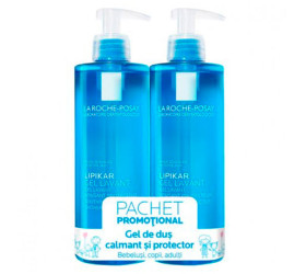 La Roche Posay Lipikar Gel gel de curatare 400ml 1+1 (-70% la al doilea produs)