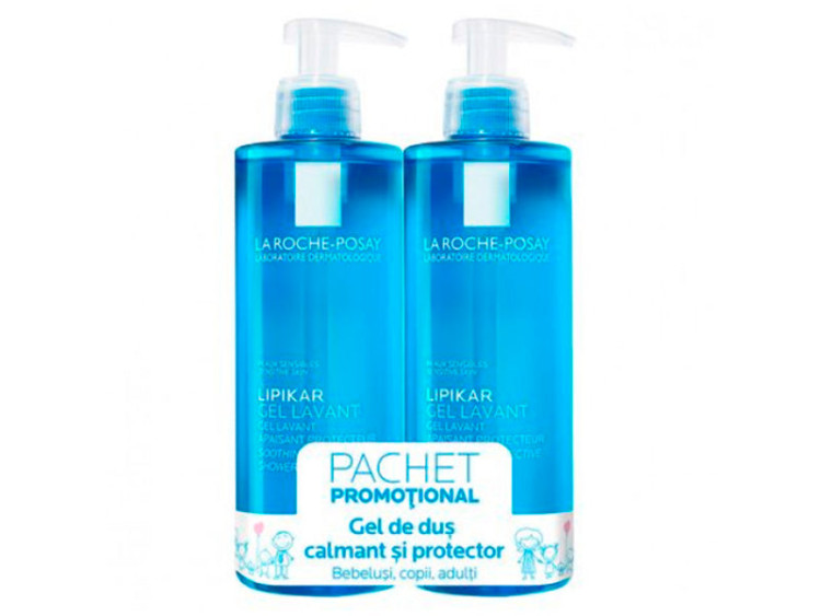 La Roche Posay Lipikar Gel gel de curatare 400ml 1+1 (-70% la al doilea produs) - poza produsului