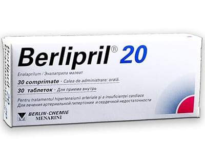 Berlipril 20mg comp. - poza produsului