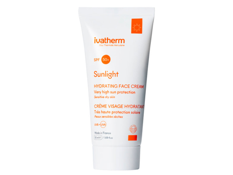 Ivatherm SunLight Crema fata SPF50+ 50ml - poza produsului