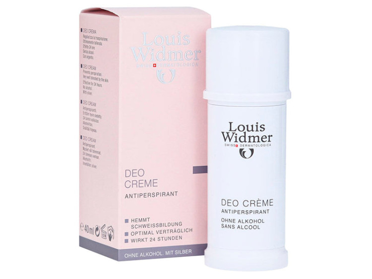 Louis Widmer Deo Cream antiperspirant 0% parfum 40ml - poza produsului