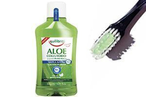 Equilibra Aloe Apa de gura 500ml+Periuta de dinti Cadou - poza produsului